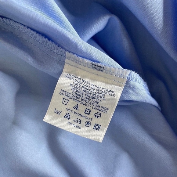 Lands' End Blue Tunic Relaxed Boxy Style - Picture 9 of 10